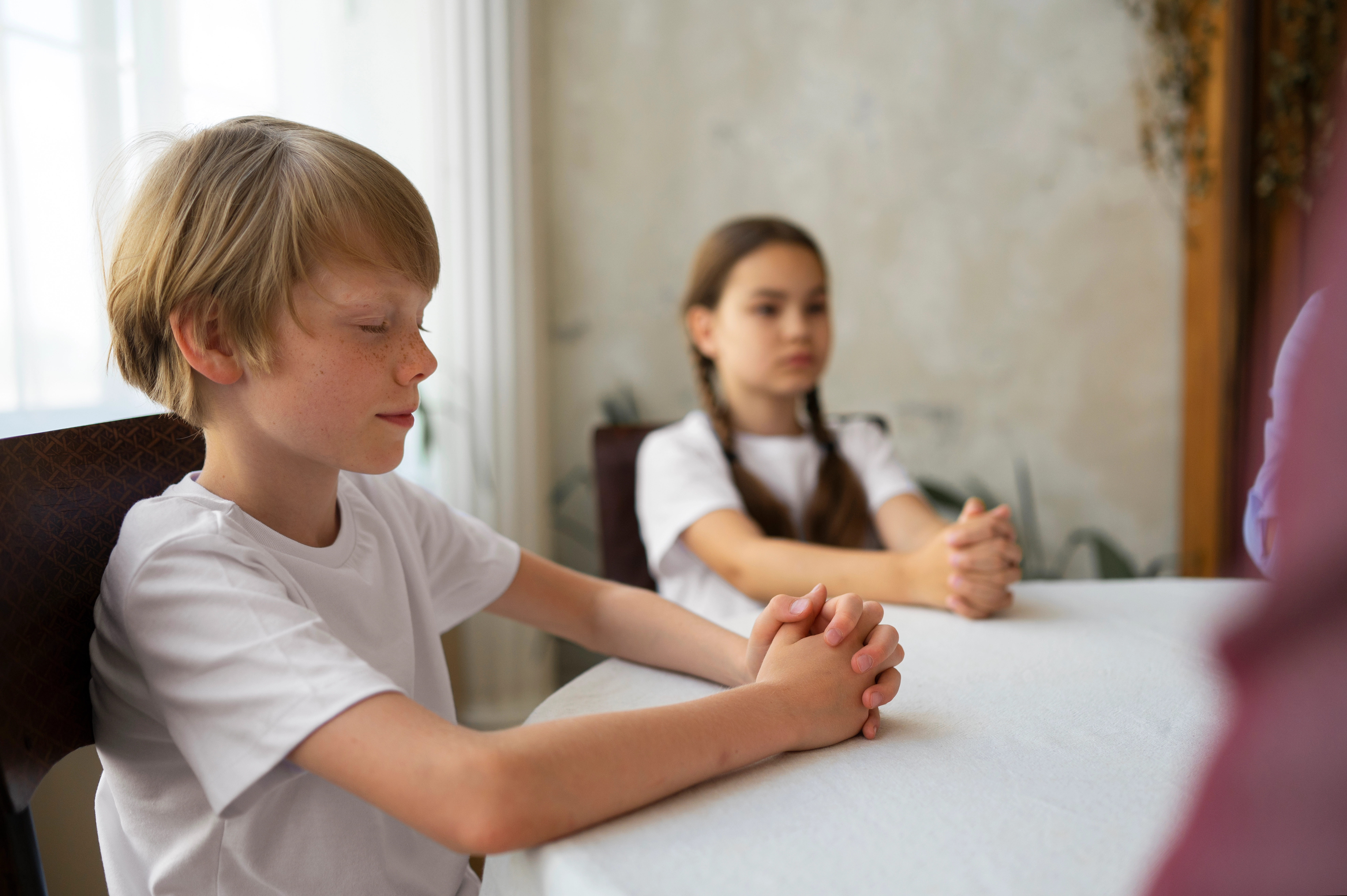 Teenager talking with therapist